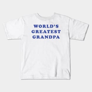 World's Greatest Grandpa Kids T-Shirt